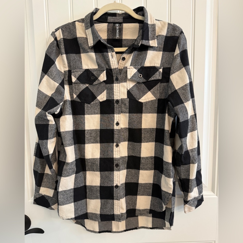 Women’s size medium flannel by Burnside.
